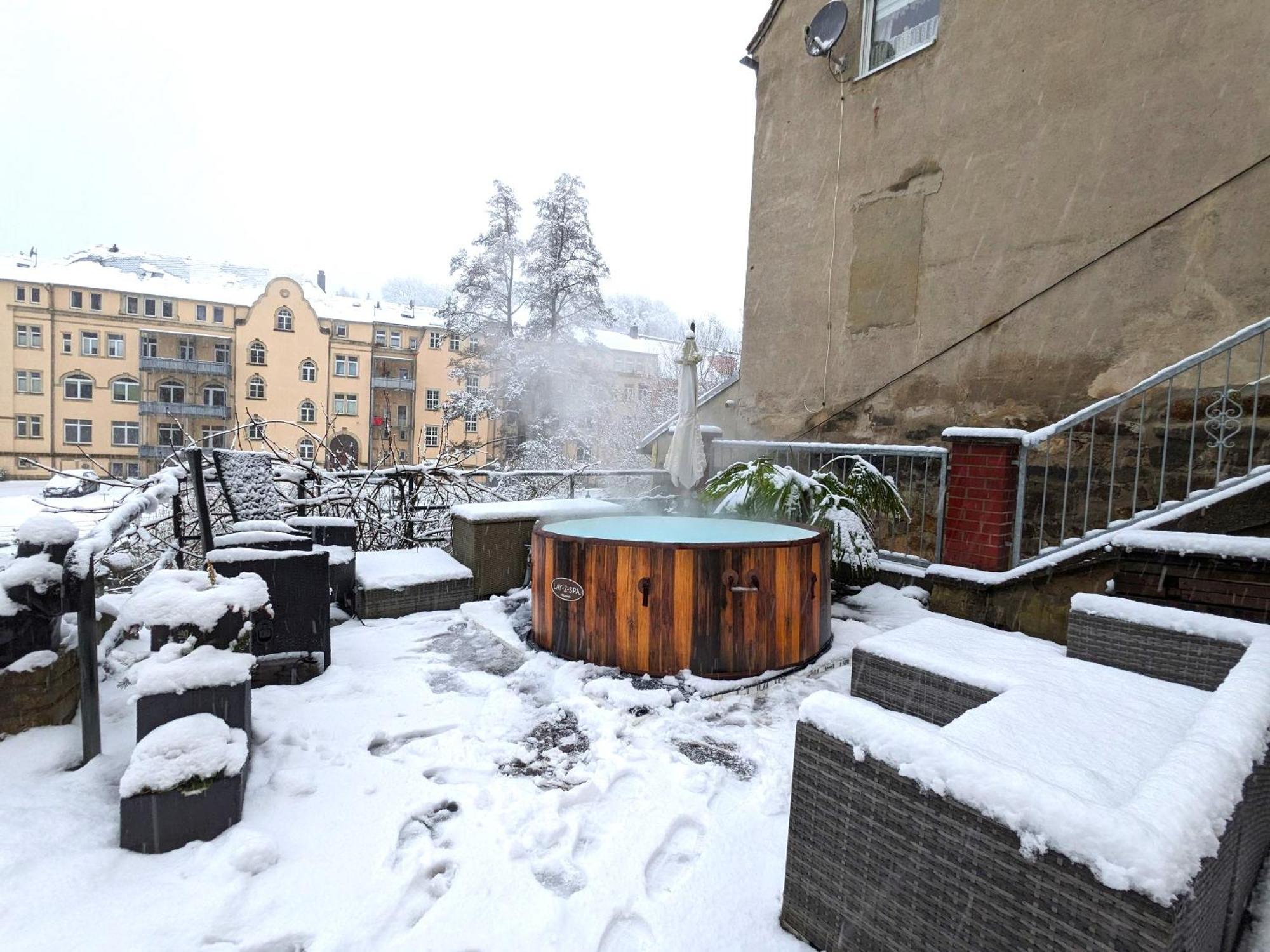 F1 - Urlaubsmagie - Helle Wohnung Mit Sauna & Pool & Whirlpool Зебніц Екстер'єр фото