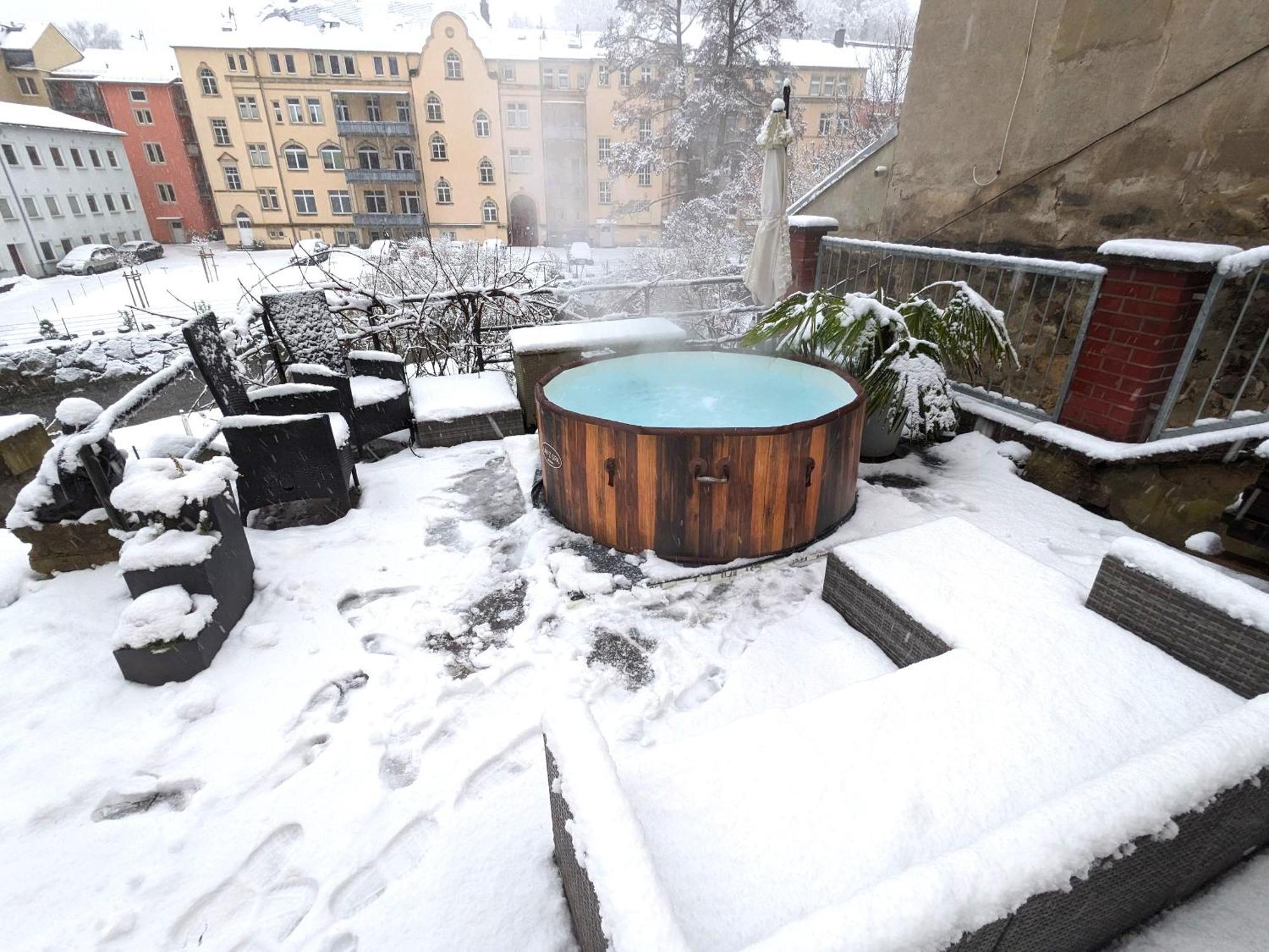 F1 - Urlaubsmagie - Helle Wohnung Mit Sauna & Pool & Whirlpool Зебніц Екстер'єр фото