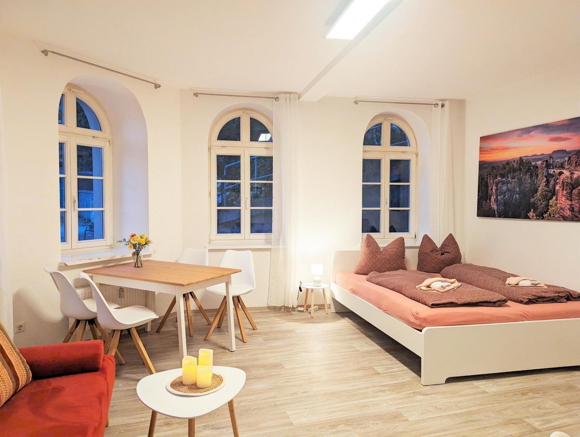 F1 - Urlaubsmagie - Helle Wohnung Mit Sauna & Pool & Whirlpool Зебніц Екстер'єр фото