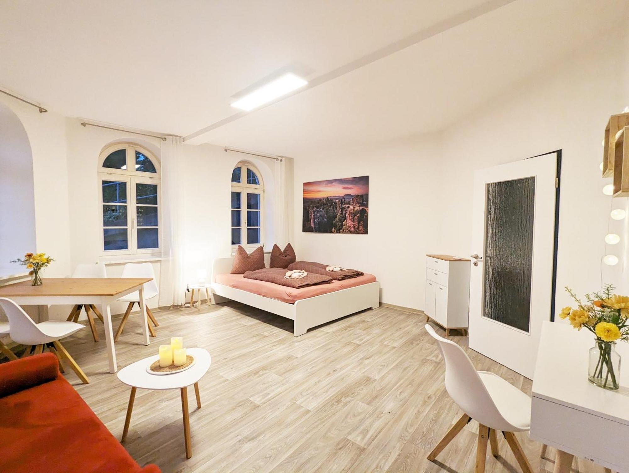 F1 - Urlaubsmagie - Helle Wohnung Mit Sauna & Pool & Whirlpool Зебніц Екстер'єр фото
