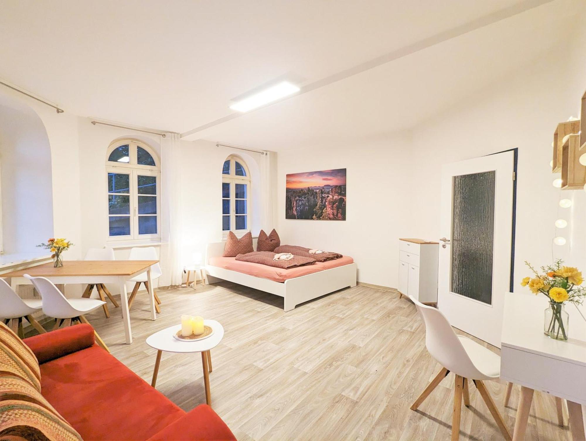 F1 - Urlaubsmagie - Helle Wohnung Mit Sauna & Pool & Whirlpool Зебніц Екстер'єр фото