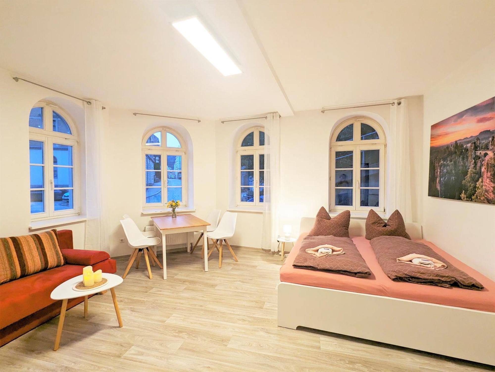 F1 - Urlaubsmagie - Helle Wohnung Mit Sauna & Pool & Whirlpool Зебніц Екстер'єр фото