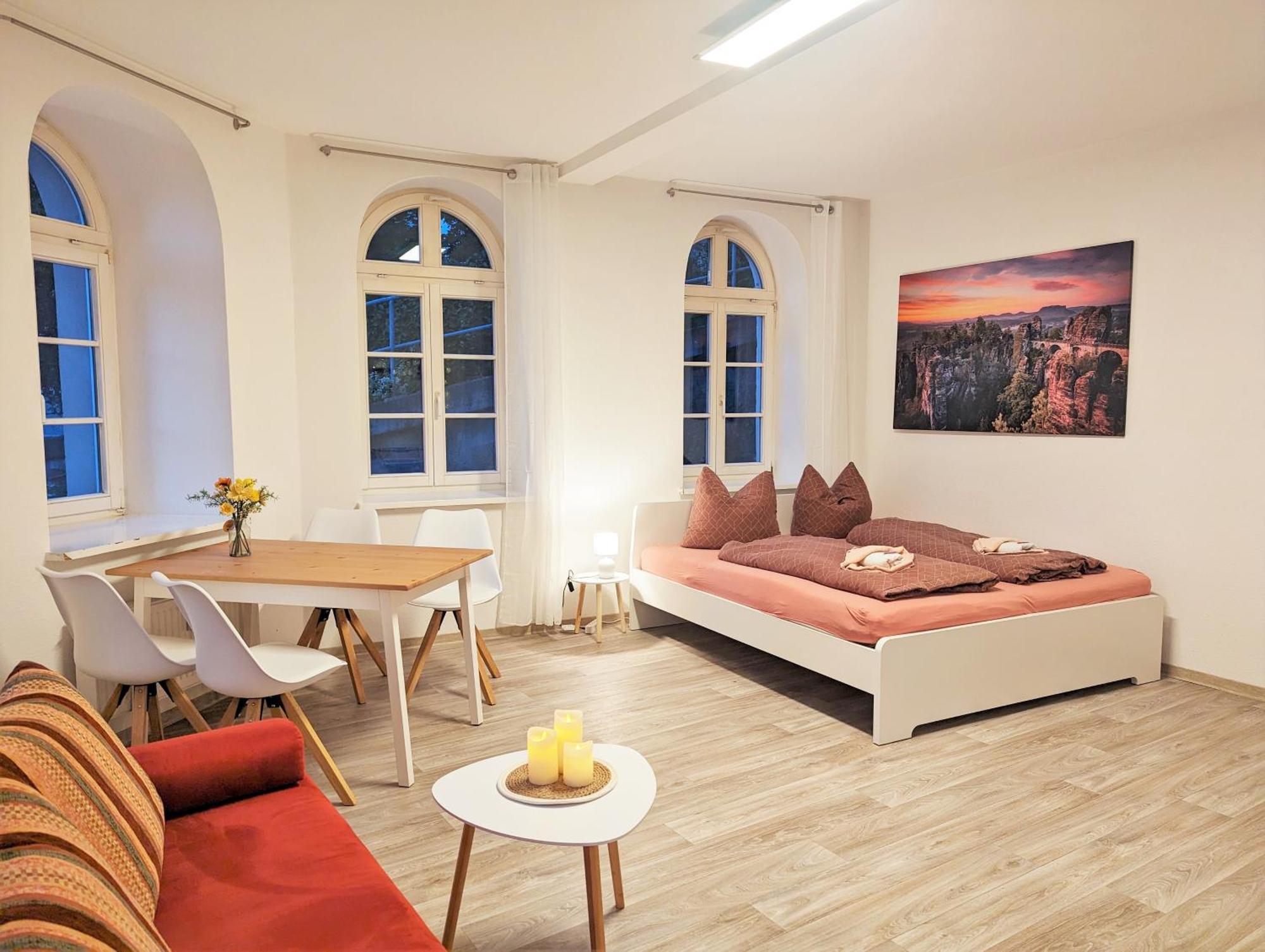 F1 - Urlaubsmagie - Helle Wohnung Mit Sauna & Pool & Whirlpool Зебніц Екстер'єр фото