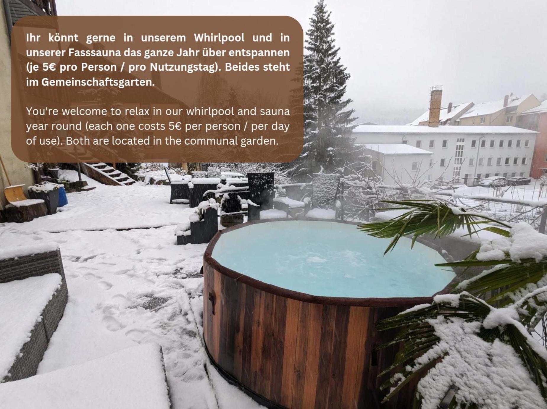 F1 - Urlaubsmagie - Helle Wohnung Mit Sauna & Pool & Whirlpool Зебніц Екстер'єр фото